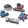 NFL Houston Texans 5er-Pack Jibbitz-Schuhanhänger NFL Houston Texans 5er-Pack Jibbitz-Schuhanhänger