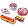 NFL Kansas City Chiefs 5er-Pack Jibbitz-Schuhanhänger NFL Kansas City Chiefs 5er-Pack Jibbitz-Schuhanhänger