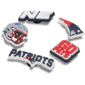 NFL New England Patriots 5er-Pack Jibbitz-Schuhanhänger
