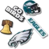 NFL Philadelphia Eagles 5er-Pack Jibbitz-Schuhanhänger NFL Philadelphia Eagles 5er-Pack Jibbitz-Schuhanhänger