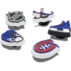 NHL® Montreal Canadiens® 5er-Pack Jibbitz™-Anstecker NHL® Montreal Canadiens® 5er-Pack Jibbitz™-Anstecker