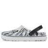 Off Court Clogs „Marble White Black“