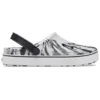 Off Court Clogs „Marble White Black“