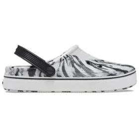 Off Court Clogs „Marble White Black“
