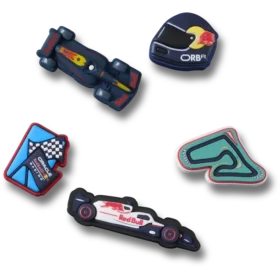 Oracle Red Bull Racing Crocs 5er-Pack Jibbitz™-Schuhanhänger
