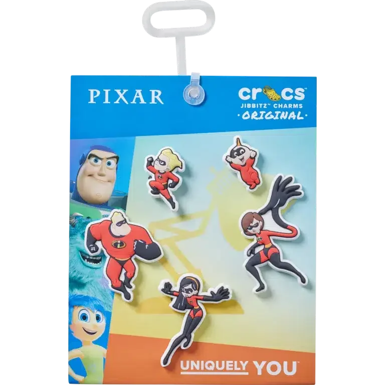Pixar „Die Unglaublichen“ 5er-Pack Jibbitz-Anstecker Pixar „Die Unglaublichen“ 5er-Pack Jibbitz-Anstecker
