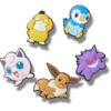 Pokémon-Mischung, 5er-Pack Jibbitz-Anstecker Pokémon-Mischung, 5er-Pack Jibbitz-Anstecker