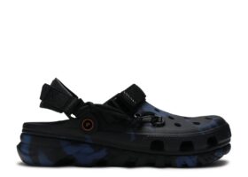 Post Malone x Duet Max Clog „Blue Camo“