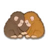 „Punch the Monkey and His Bestie“ Jibbitz-Schuhanhänger „Punch the Monkey and His Bestie“ Jibbitz-Schuhanhänger