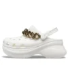 Retro-Ketten-Sandalen in Weißgold „White Gold“