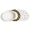 Retro-Ketten-Sandalen in Weißgold „White Gold“