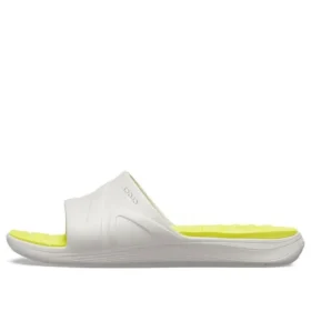 Reviva Sandalen mit breitem Riemen und runder Zehenpartie „Yellow White“
