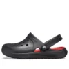 Reviva-Sandalen Schwarz Rot
