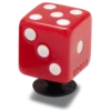 Rote Würfel-Jibbitz™-Anstecker