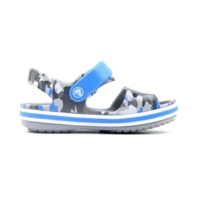 Sandalen mit hellgrauem Muster