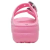 Saturday Plateau-Sandale mit getauchter Schnalle „Pink Lemonade“