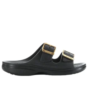 Saturday Sandale mit Metallschnalle „Black“