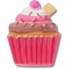 Schokoladen-Cupcake-Jibbitz-Anstecker