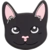 Schwarze Katze Jibbitz-Schuhanhänger Schwarze Katze Jibbitz-Schuhanhänger