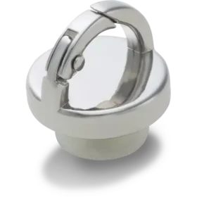Silberne austauschbare Stud-Jibbitz™-Anstecker