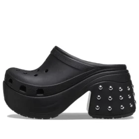 Siren Clogs mit Nieten „Black“