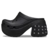 Siren Clogs mit Nieten „Black“