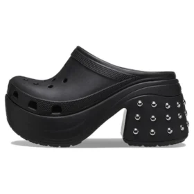 Siren Clogs mit Nieten „Black“