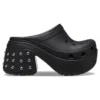 Siren Clogs mit Nieten „Black“
