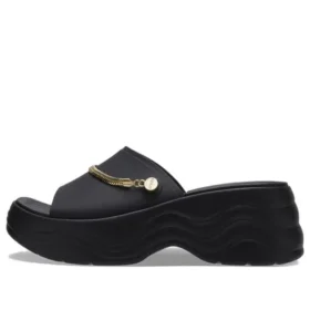 Skyline Shimmer Slides „Black Gold“