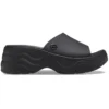 Skyline Slide Sandalen „Schwarz“