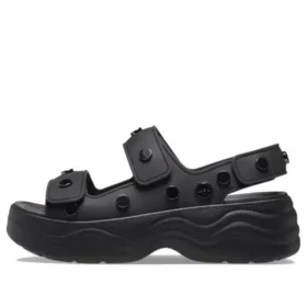 Skyline Studded Sandalen „Black“