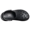Small Whale Retro Crocs Sandalen mit dicker Sohle, schwarz