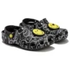 Smiley World Classic Clogs „Schwarz Weiß Gelb“