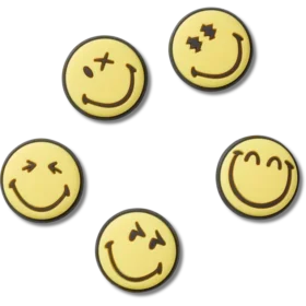 Smileyworld 5er-Pack Jibbitz-Anstecker