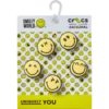 Smileyworld 5er-Pack Jibbitz-Anstecker