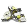 SmileyWorld x Classic Sandal „Schwarz-Weiß“