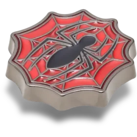 Spider-Man-Logo „Web Elevated“ Jibbitz-Schuhanhänger