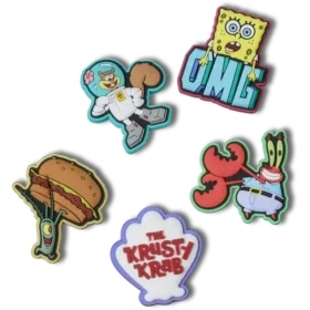 Spongebob 5er-Pack Jibbitz-Anstecker