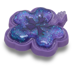 Squish Purple Hibiscus Jibbitz™-Anstecker