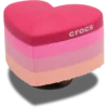 Stacked Pink Heart Jibbitz™-Anstecker