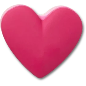 Stacked Pink Heart Jibbitz™-Anstecker
