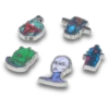 Star Wars-Charakter 5er-Pack Jibbitz-Anstecker Star Wars-Charakter 5er-Pack Jibbitz-Anstecker