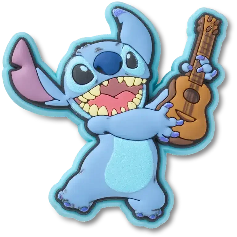 Stitch-Gitarren-Jibbitz™-Anstecker Stitch-Gitarren-Jibbitz™-Anstecker