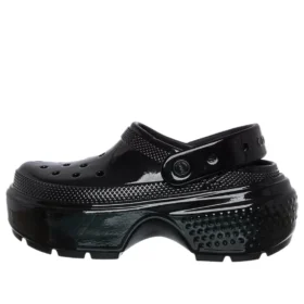 Stomp High Shine Clog „Schwarz“