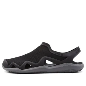 Swiftwater Wave Sandalen „Black Grey“ als flache Schuhe