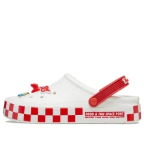 Toy Story Pizza Planet Off-Court-Clogs „Weiß Rot“
