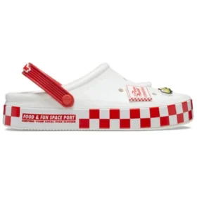 Toy Story Pizza Planet Off-Court-Clogs „Weiß Rot“
