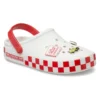 Toy Story Pizza Planet Off-Court-Clogs „Weiß Rot“