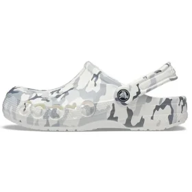 Unisex-Sandalen von Bayaband – Weiß Camo „Gray White“