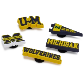 University of Michigan 5er-Pack Jibbitz-Anstecker